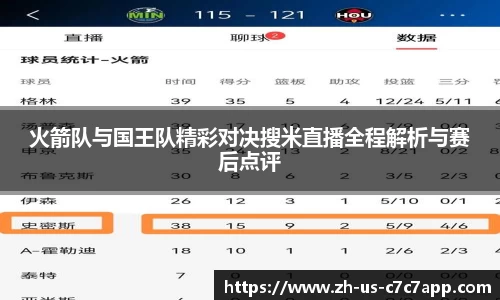 火箭队与国王队精彩对决搜米直播全程解析与赛后点评